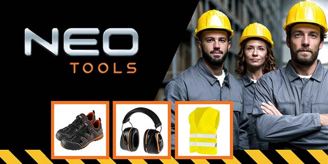Безопасност и комфорт в индустрията с работно облекло и аксесоари Neo Tools от TME